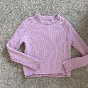 Lavender Velvet Sweater XS